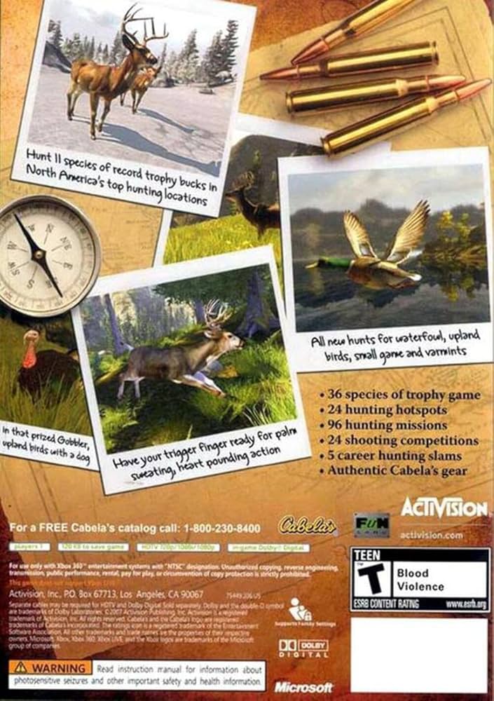 Amazon.com: Cabela's North American Trophy Bucks - Xbox 360